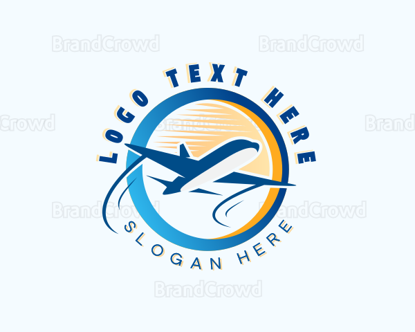 Airplane Travel Agency Logo