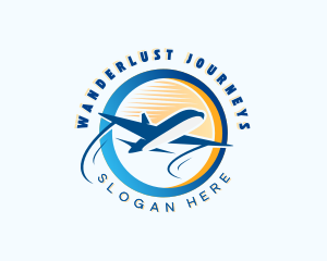 Airplane Travel Agency Logo