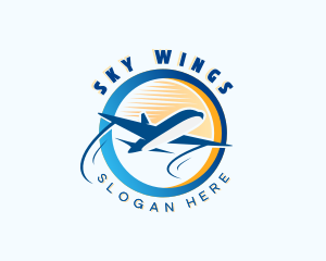 Airplane - Airplane Travel Agency logo design