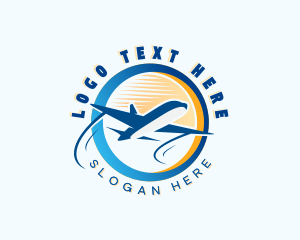 Airplane Travel Agency Logo