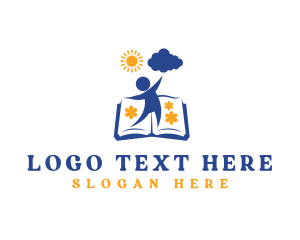 Cloud - Creative Storyteller Book logo design
