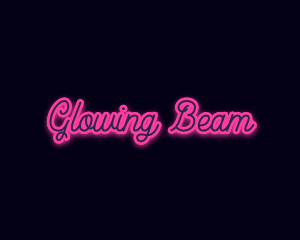 Light Glow Script logo design