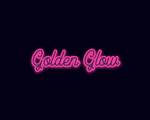 Light Glow Script logo design