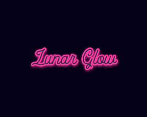 Light Glow Script logo design