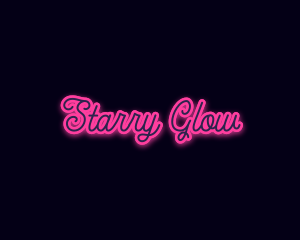 Light Glow Script logo design