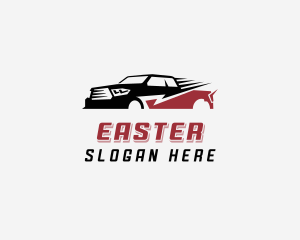 Pickup - Transport Pickup Truck logo design