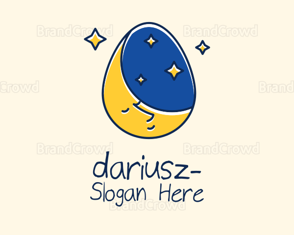 Bedtime Story Egg Logo