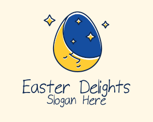 Bedtime Story Egg logo design