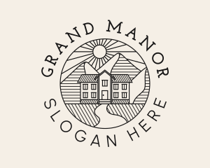 Mansion - Mansion House Mountain logo design