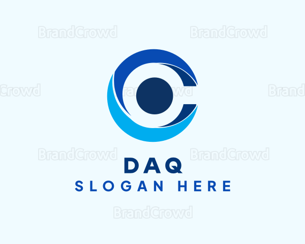Digital Letter C Logo