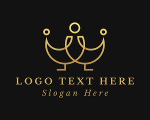 High End - Premium Crown Jewelry logo design