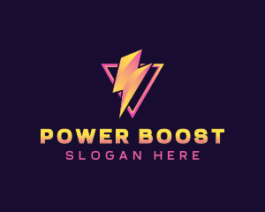 Electricity Voltage Power logo design