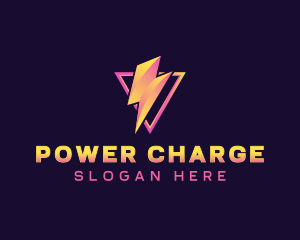 Electricity Voltage Power logo design