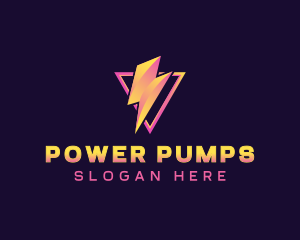 Electricity Voltage Power logo design