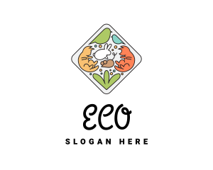 Store - Colorful Animal Emblem logo design