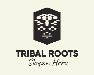 Tribal Lion Head logo design