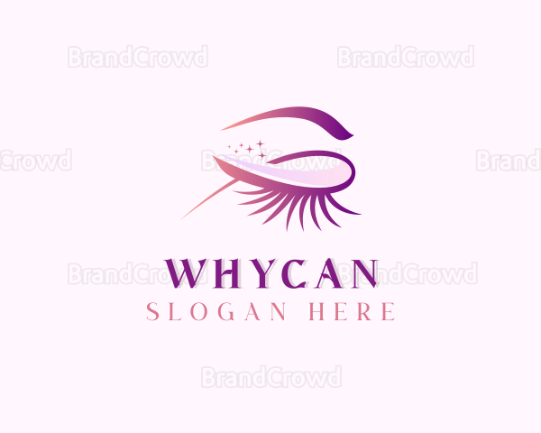 Beauty Makeup Eyelashes Logo