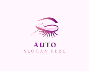 Beauty Makeup Eyelashes  Logo