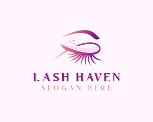 Beauty Makeup Eyelashes  logo design