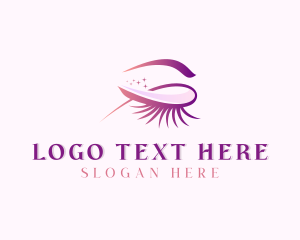 Beauty Makeup Eyelashes  Logo