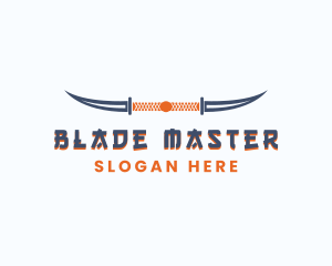 Knife Blade Horns logo design