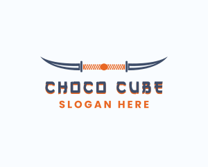 Knife - Knife Blade Horns logo design