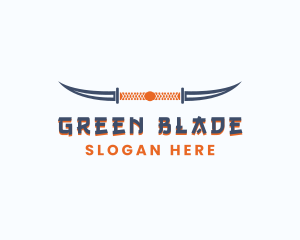 Knife Blade Horns logo design