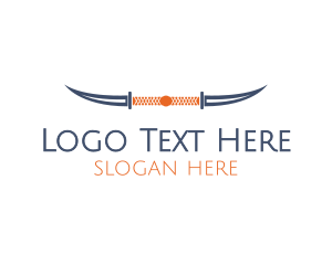 Knife - Knife Horns logo design