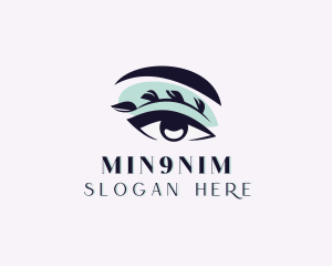 Cosmetics Eyelash Beautician Logo