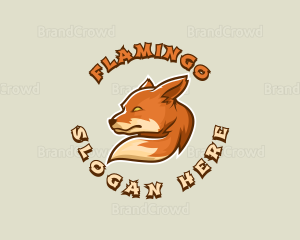 Wild Fox Dog Logo