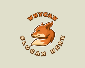 Wild Fox Dog Logo