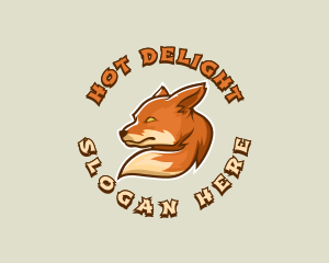 Wild Fox Dog logo design