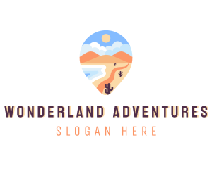 Island Travel Destination logo design