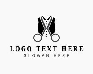 Grooming - Barbershop Barber Vest logo design