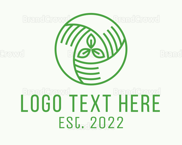 Agribusiness Eco Leaf Logo