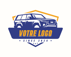Automotive - SUV Car Transport logo design