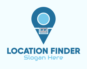 Geolocation - Flash Drive Location Pin logo design