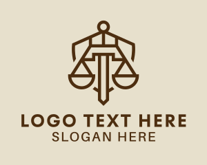 Legislative - Sword Scales Justice logo design