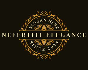 Elegant Floral Wedding logo design