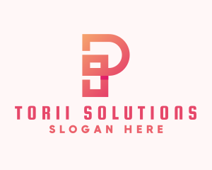 Generic Business Letter P logo design