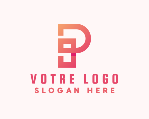 Generic Business Letter P logo design