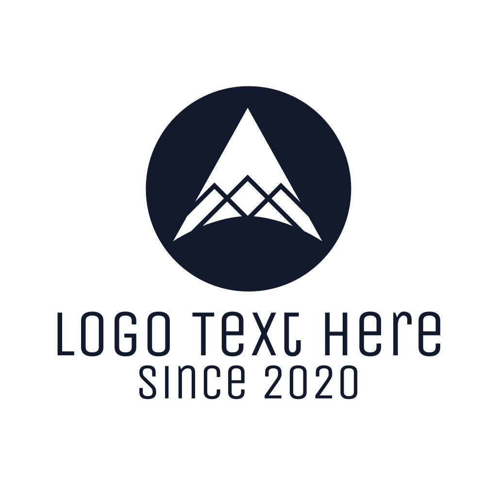 Minimalist White Mountain Logo | BrandCrowd Logo Maker