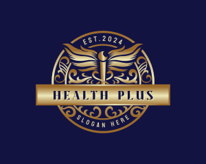 Caduceus Medical Health logo design