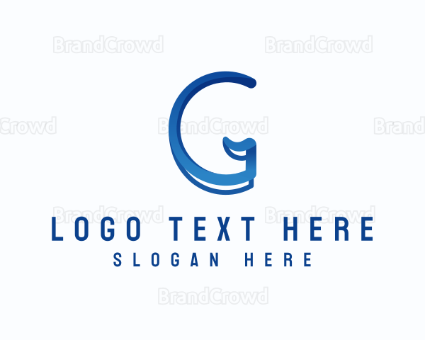 Modern Digital Letter G Logo