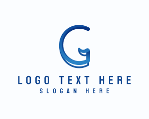 Online - Modern Digital Letter G logo design