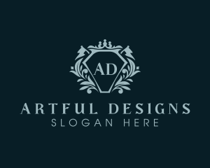 Decorative Royal Shield  logo design