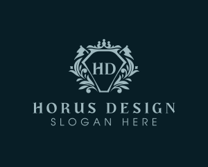 Decorative Royal Shield  logo design