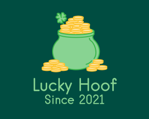 Shamrock Gold Pot logo design