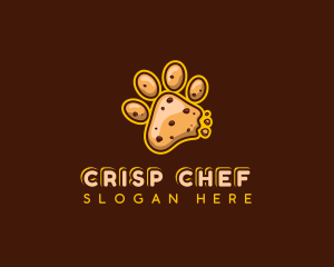 Paw Cookie Chocolate logo design