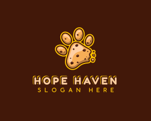 Bakeshop - Paw Cookie Chocolate logo design